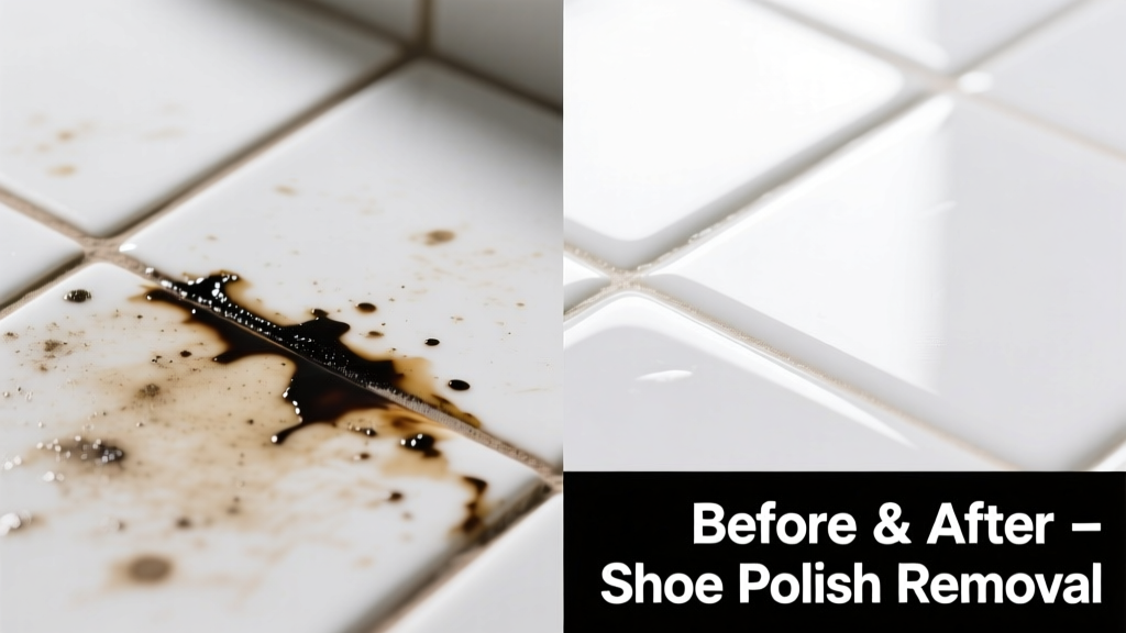 How to Remove Shoe Polish from Porcelain Surfaces