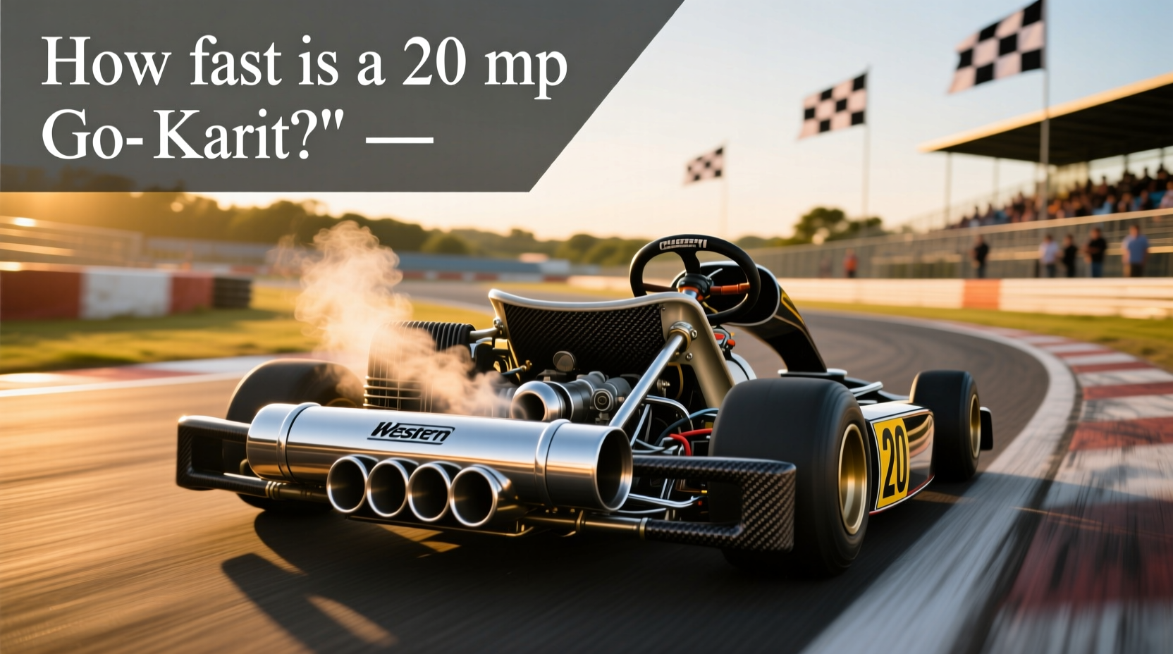 How to Choose Go Kart Exhaust Muffler, How Fast Is a 20 HP Go Kart?