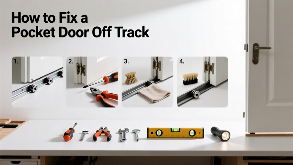 How to Fix a Pocket Door Off Track: Step-by-Step Repair