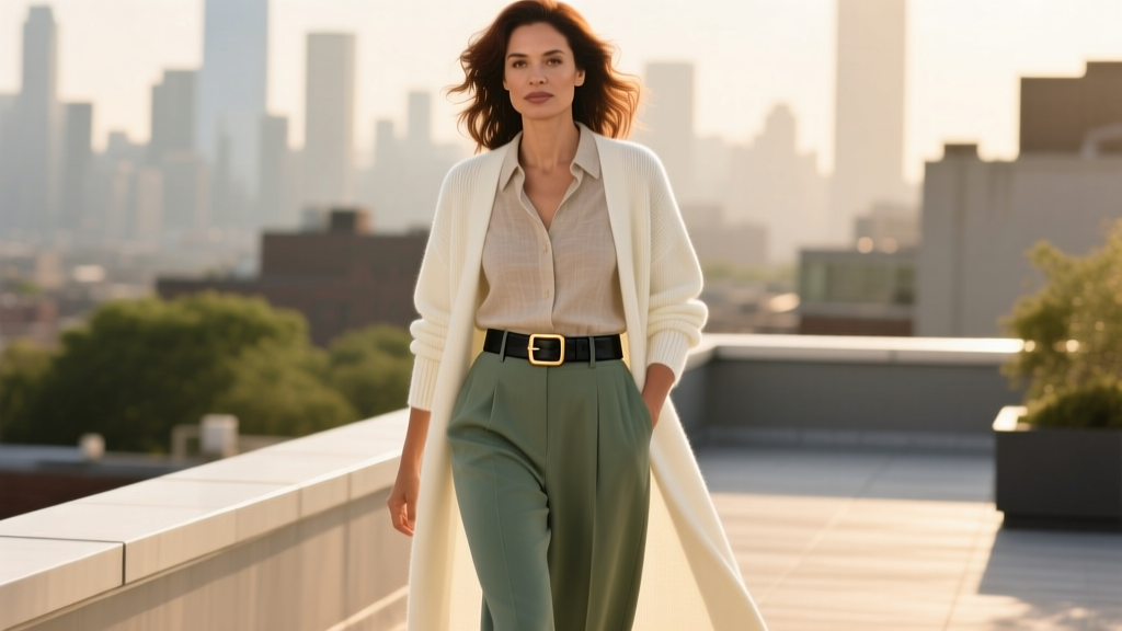 How to Wear a Belt with a Long Cardigan (Stylist-Approved)