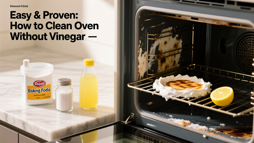 Easy & Proven: How to Clean Oven Without Vinegar