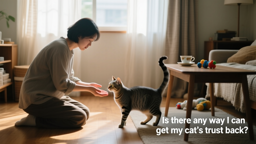 Is There Any Way I Can Get My Cat’s Trust Back?