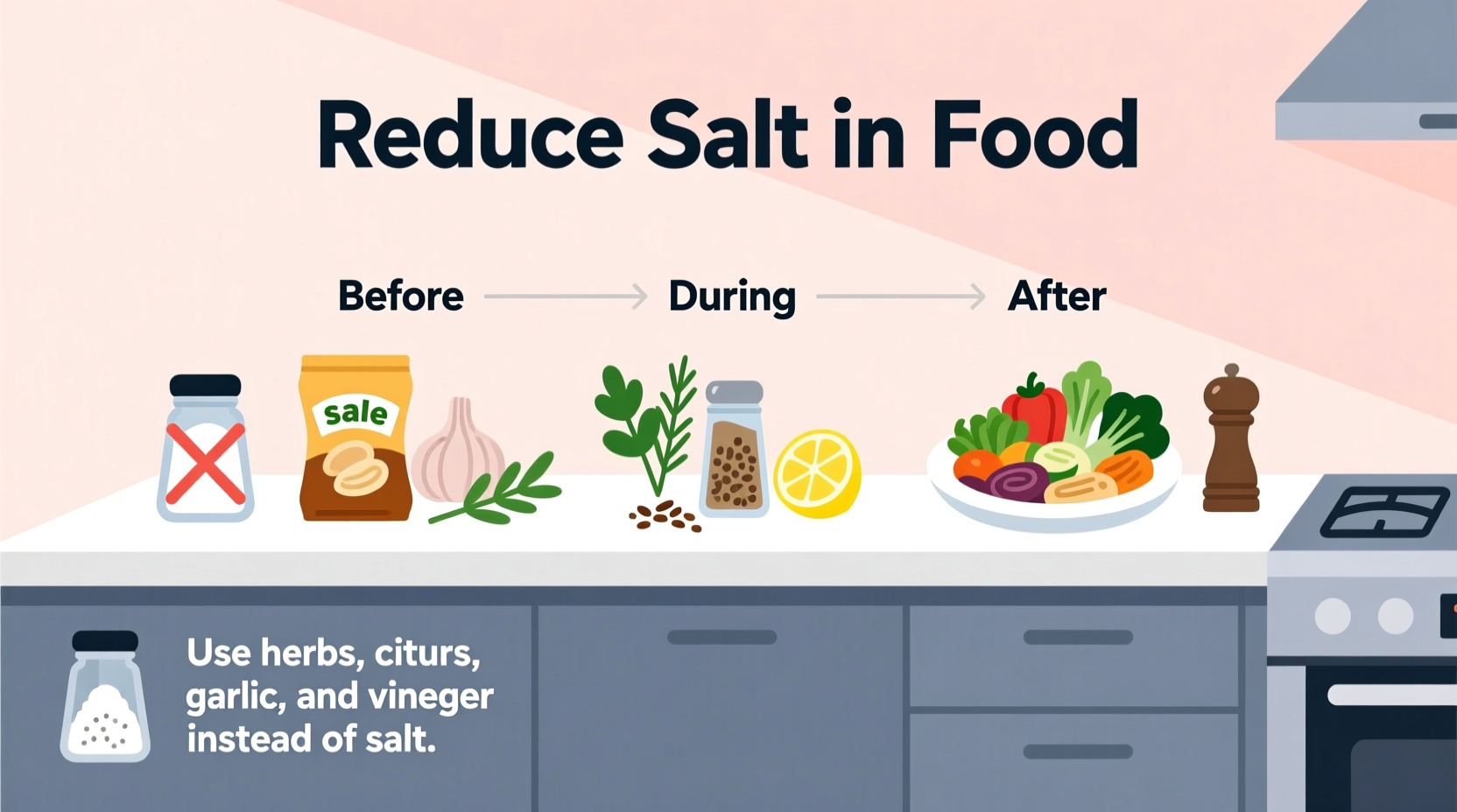 how to reduce salt in food