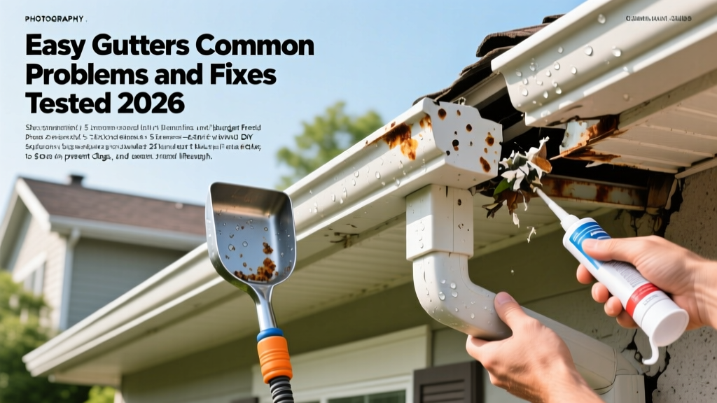 Easy Gutters Common Problems and Fixes Tested 2026