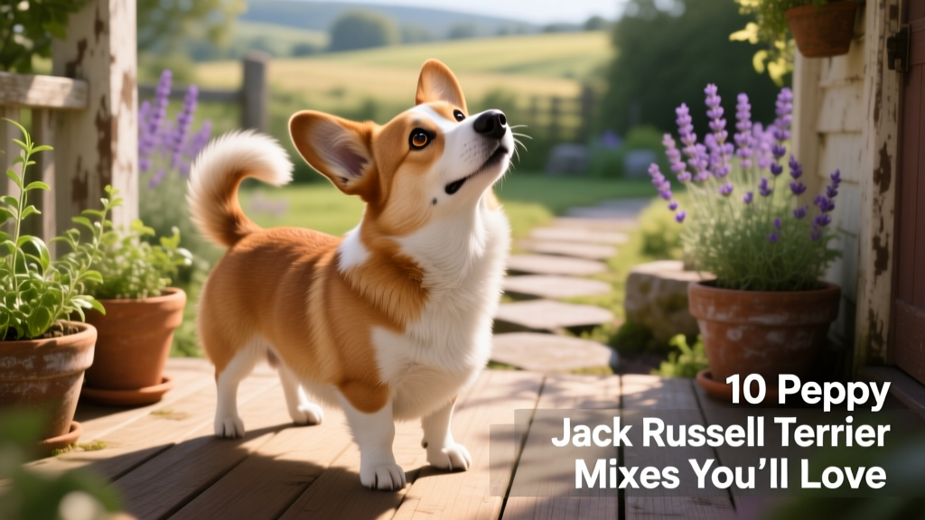 corgi jack russell terrier mix tilting her head