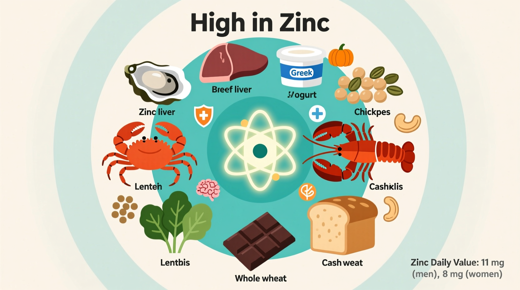 what are high zinc foods