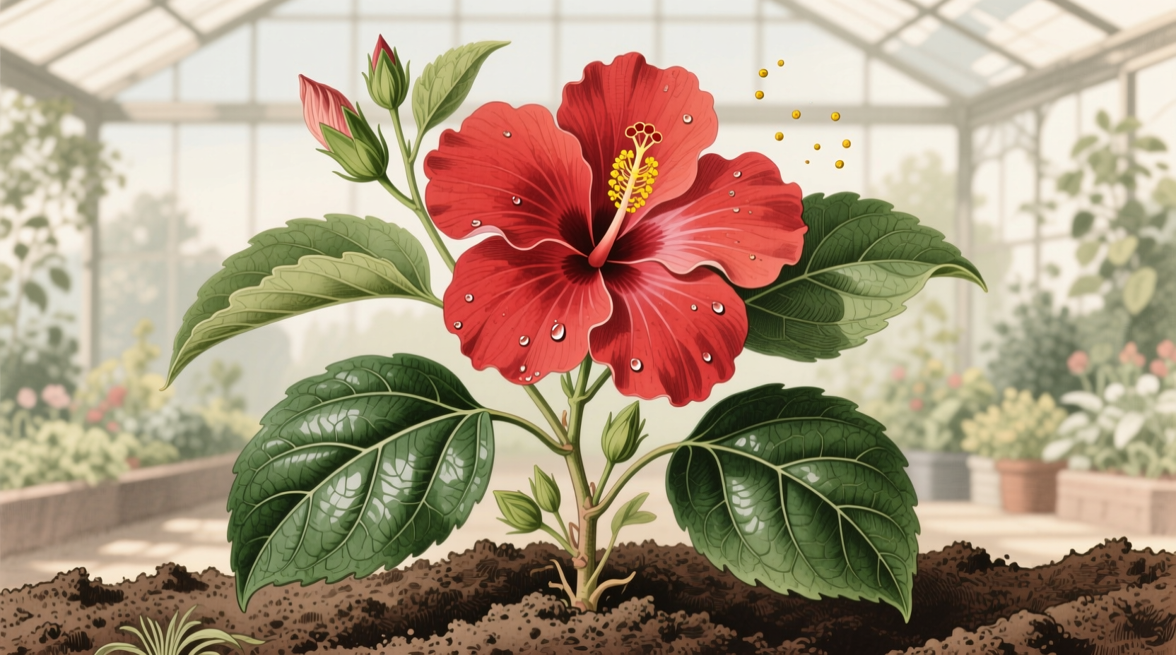 grow hibiscus plant