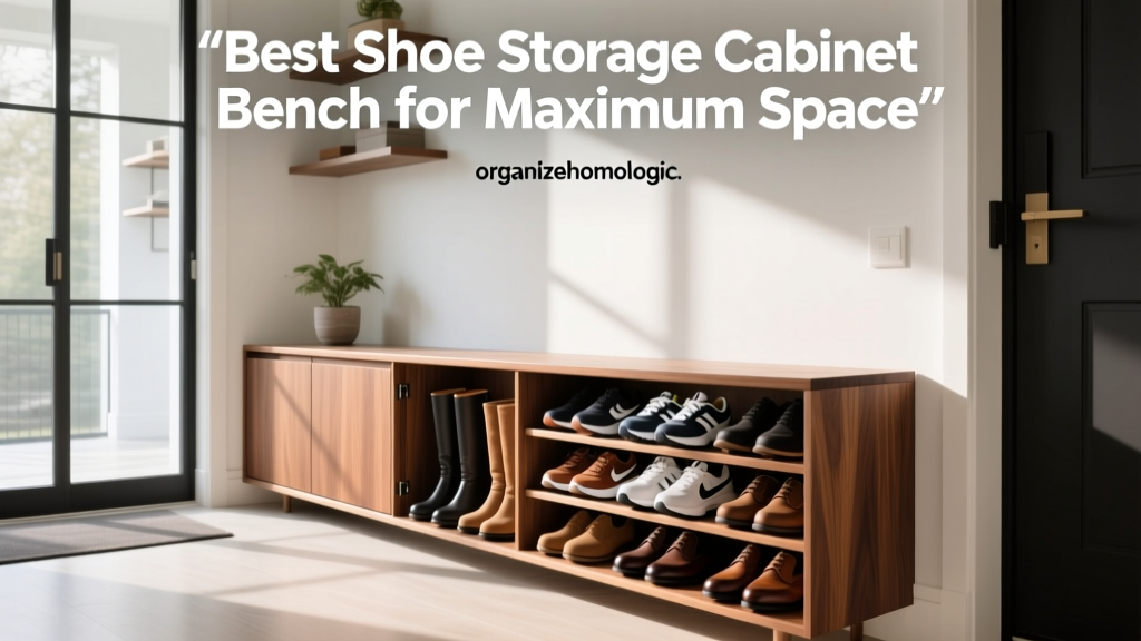 Best Shoe Storage Cabinet Bench for Maximum Space