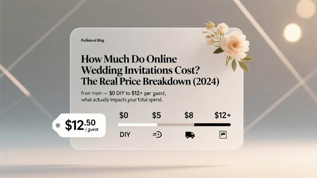 Online Wedding Invitations Cost (2026)