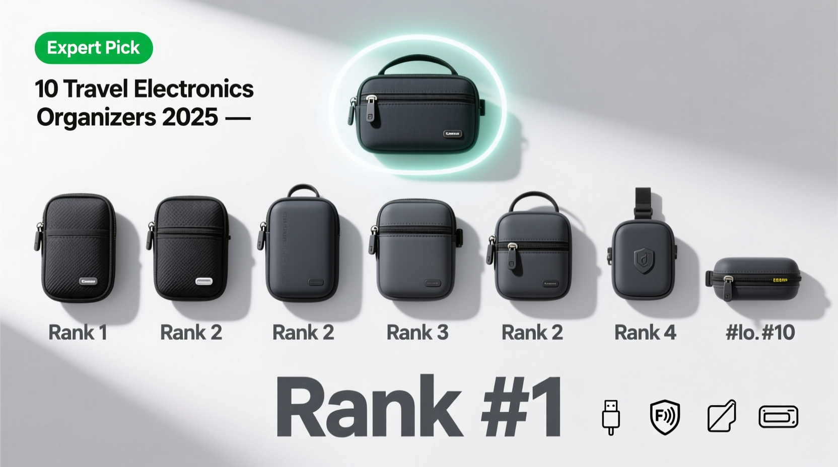 best travel electronics organizer