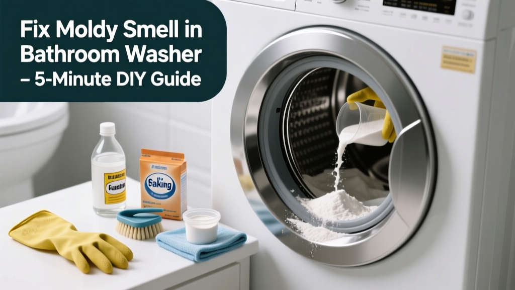 Fix Moldy Smell in Bathroom Washer: Quick Repair Guide
