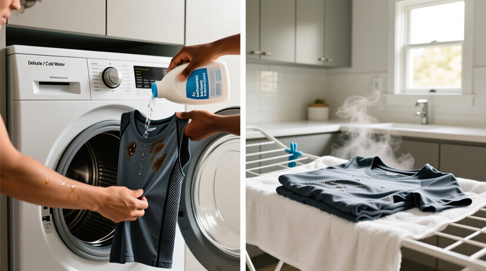 how to wash workout clothes