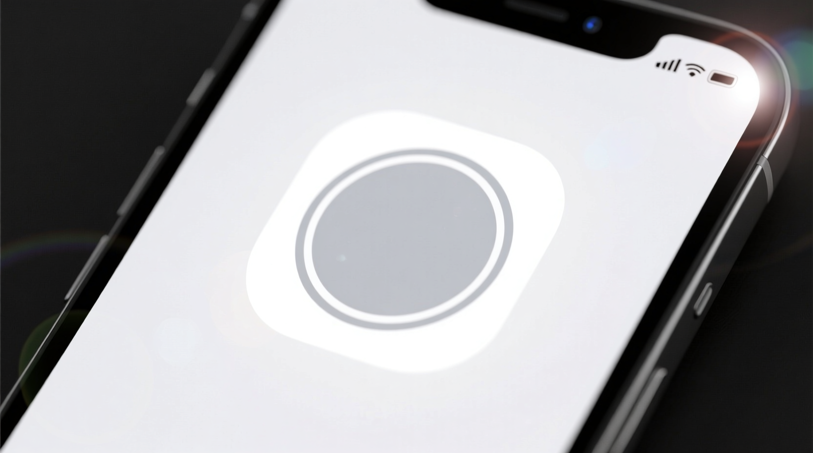 the minimalist text only home screen