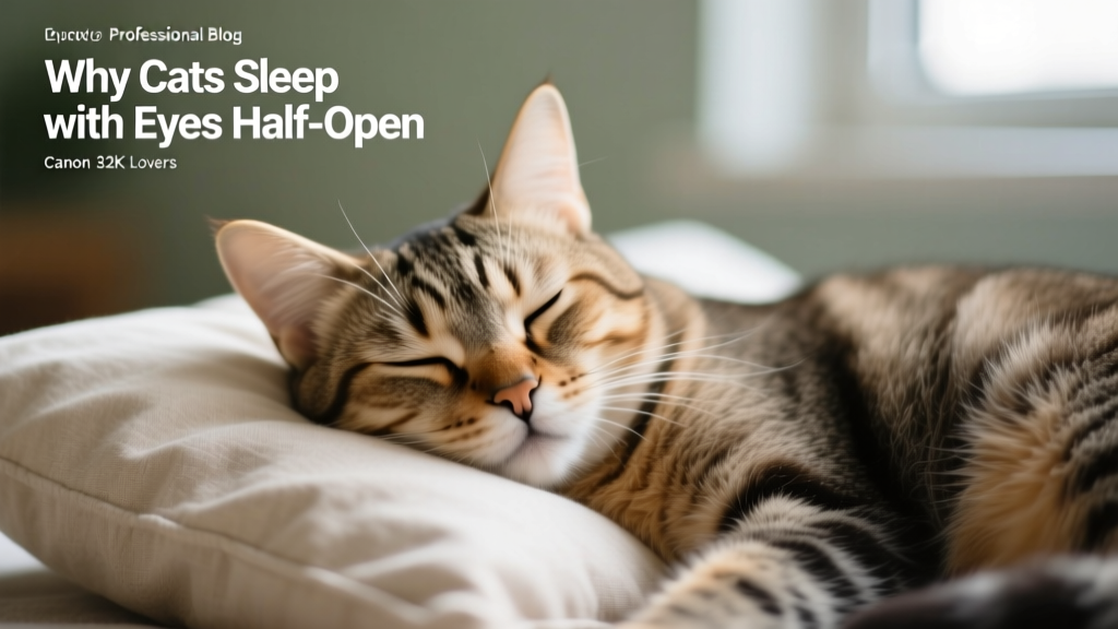 Why Cats Sleep With Eyes Half Open