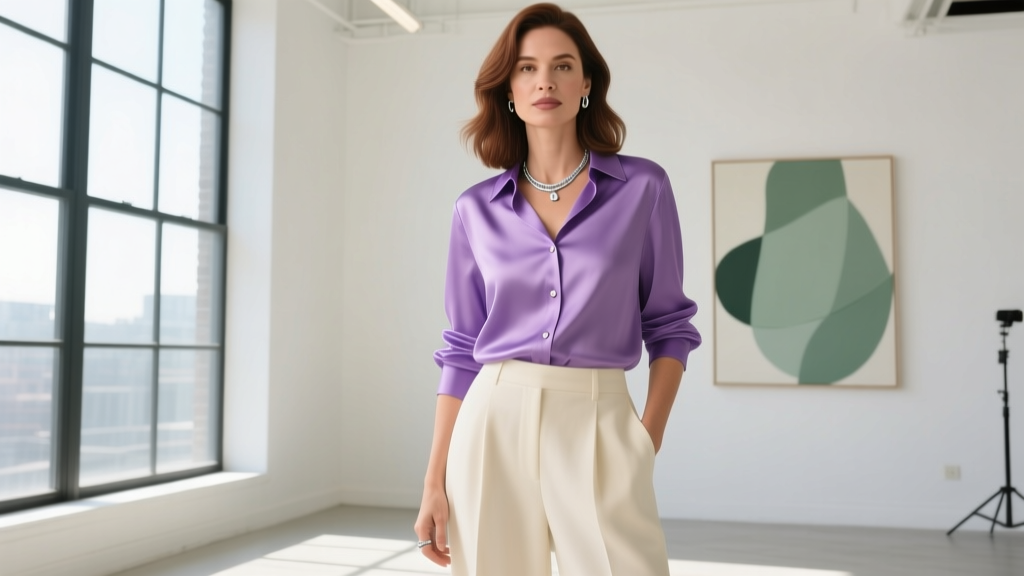 How to Wear a Lavender or Purple Shirt: Styling Guide