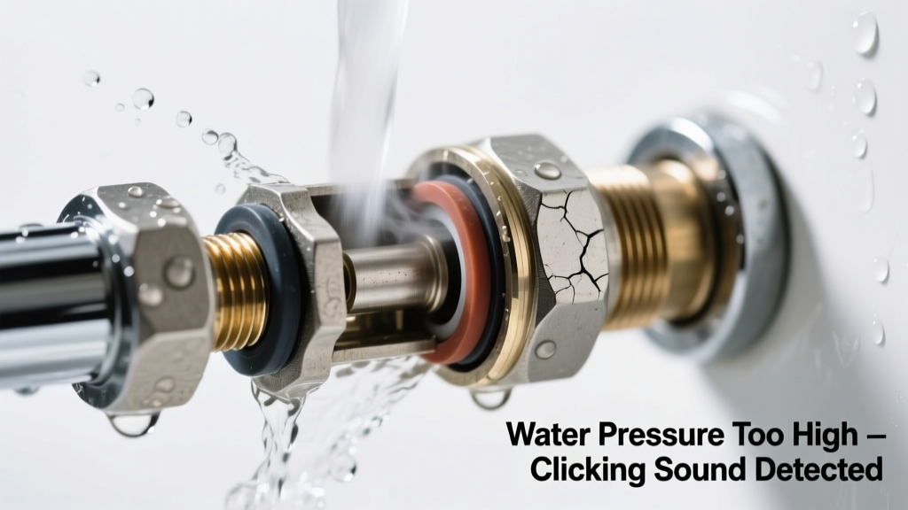 Water Pressure Too High Making Clicking Sound: Quick Diagnosis