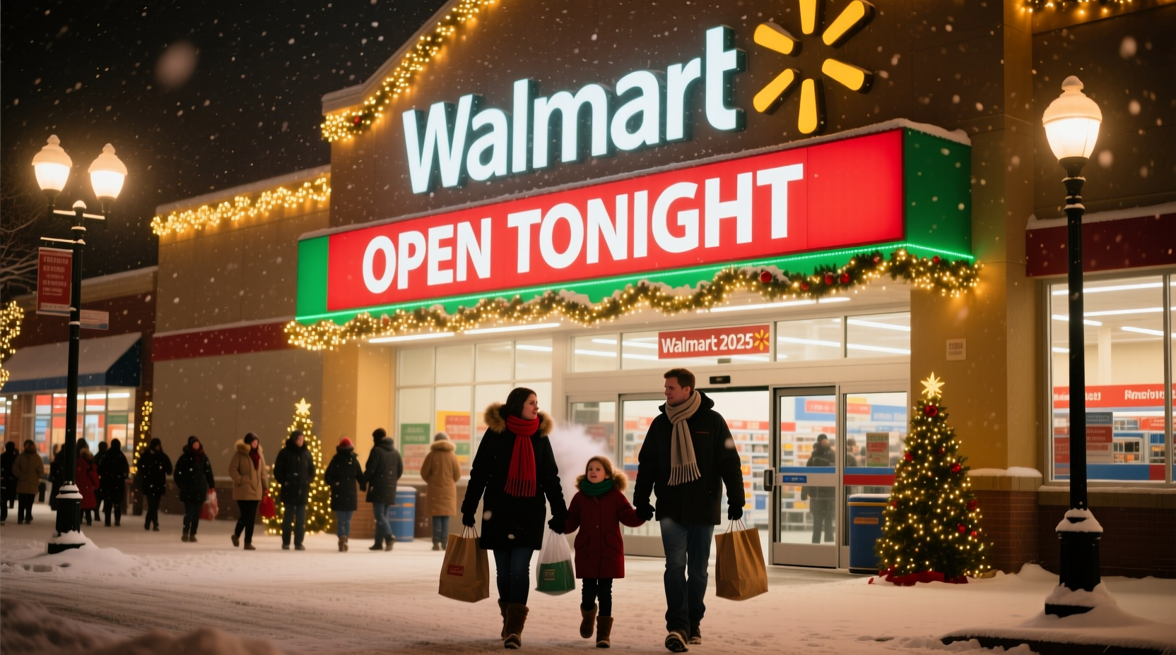does walmart open on christmas eve