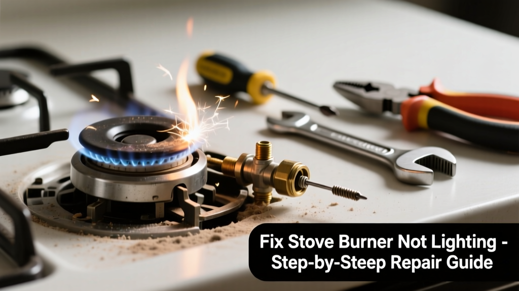 Fix Stove Burner Not Lighting & Making Noise
