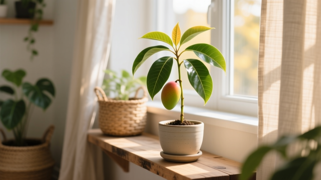 How to Plant a Mango Seed Indoors in Bright Light