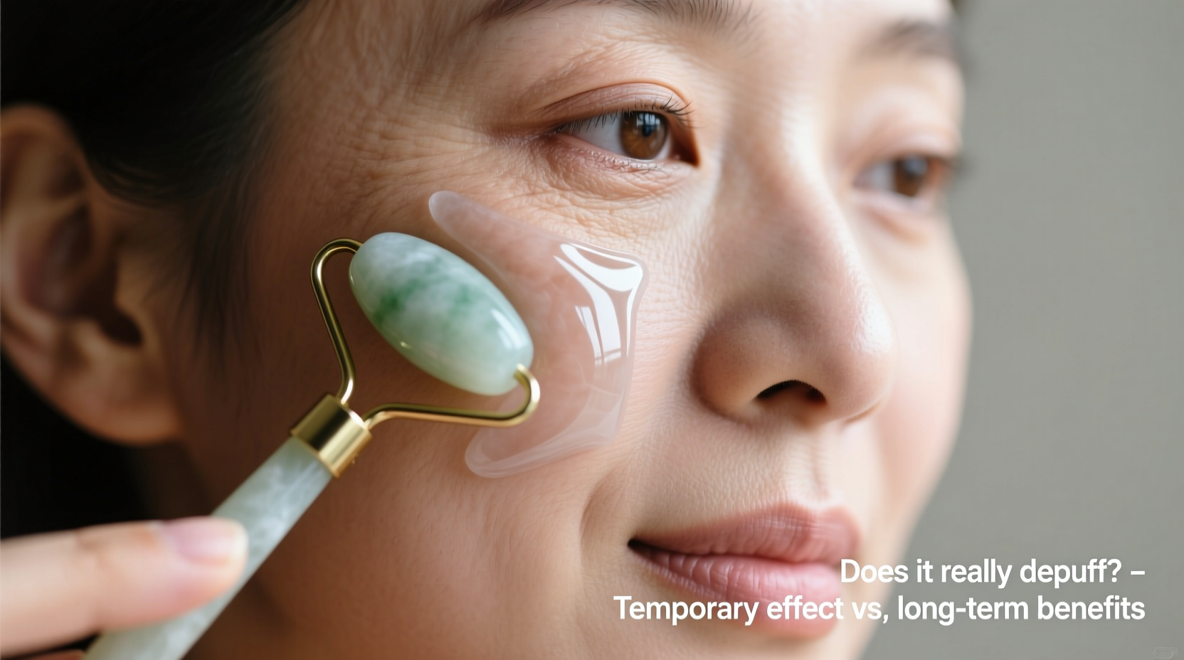 do jade rollers really depuff faces or is it temporary effect