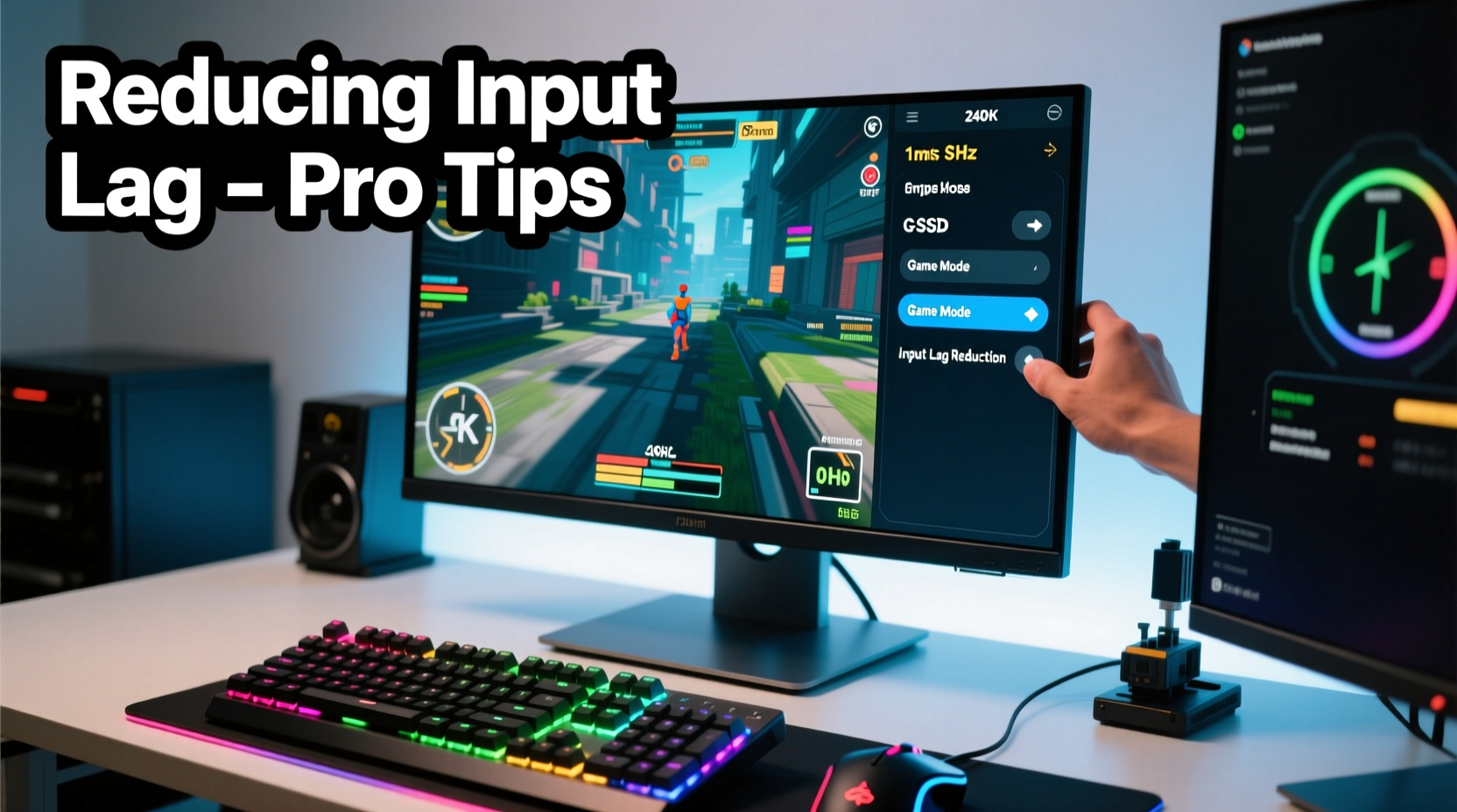 how to reduce input lag on your monitor for competitive play