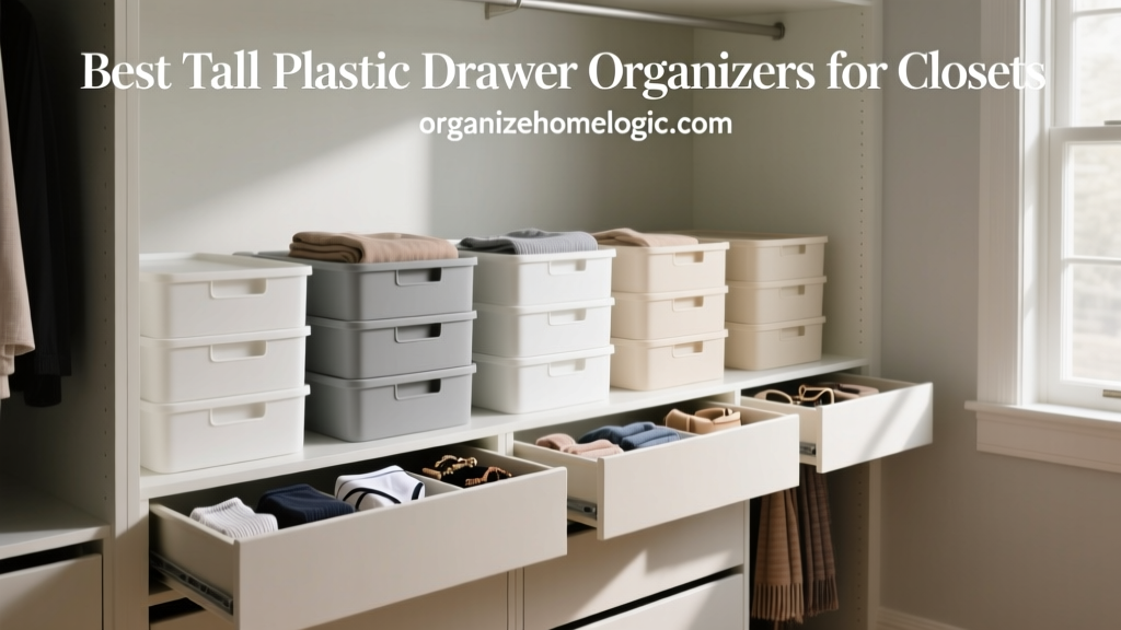 Best Tall Plastic Drawer Organizers for Closets