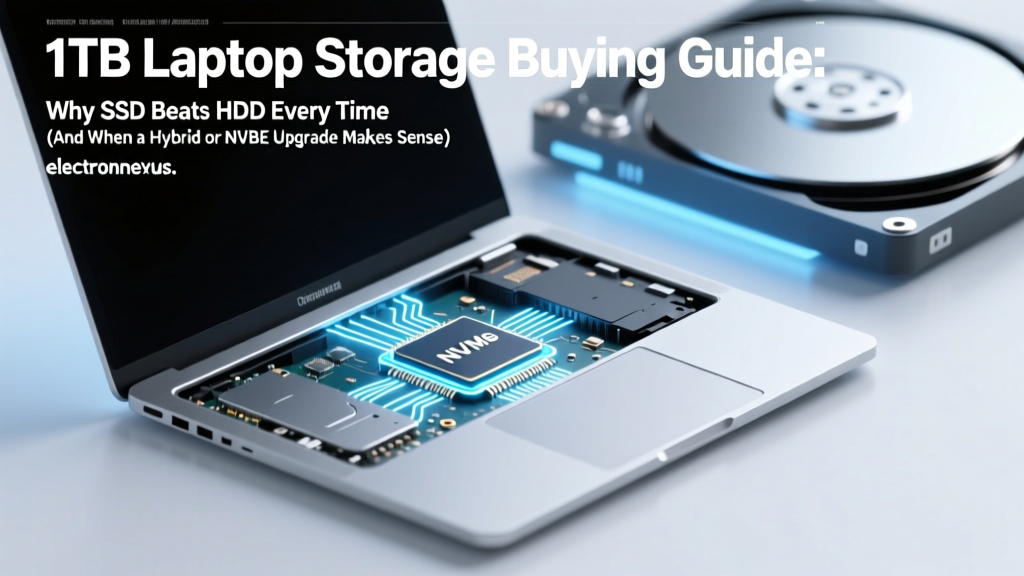 1TB Laptop Storage Buying Guide: Why SSD Beats HDD Every Time (And When a Hybrid or NVMe Upgrade Makes Sense)