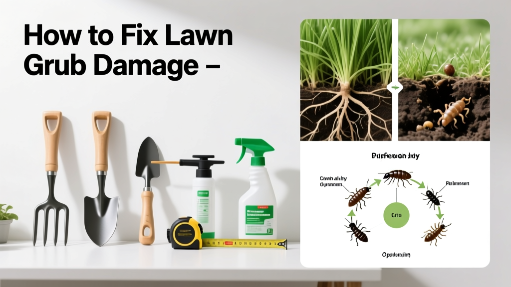 How to Fix Lawn Grub Damage: Step-by-Step Repair Guide