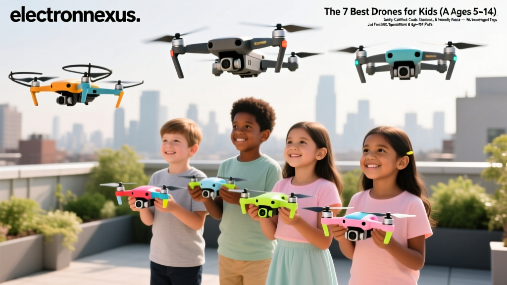 The 7 Best Drones for Kids (Ages 5–14): Safety-Certified, Crash-Resistant, & Honestly Rated — No Overhyped Toys, Just Realistic Expectations & Age-Safe Picks