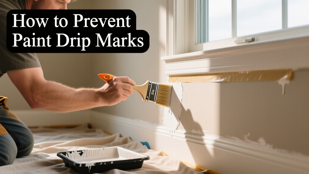 How to Prevent Paint Drip Marks on Walls and Trim
