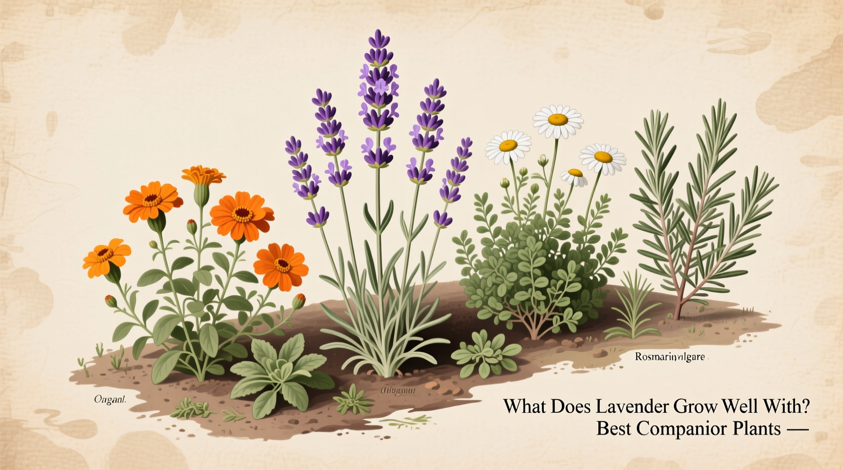 What Does Lavender Grow Well With
