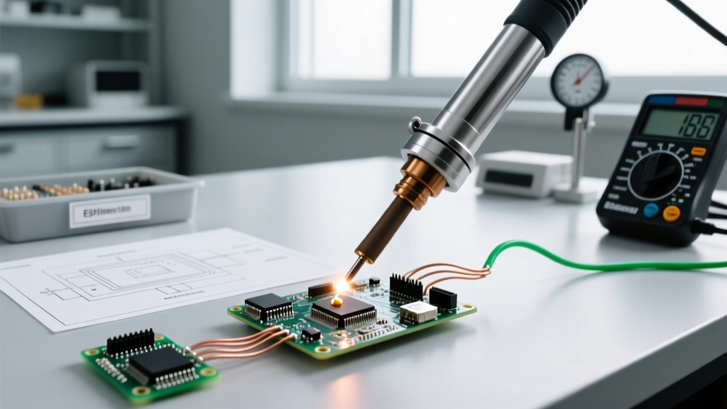 Setup and Calibration for an Industrial Laser Soldering Iron