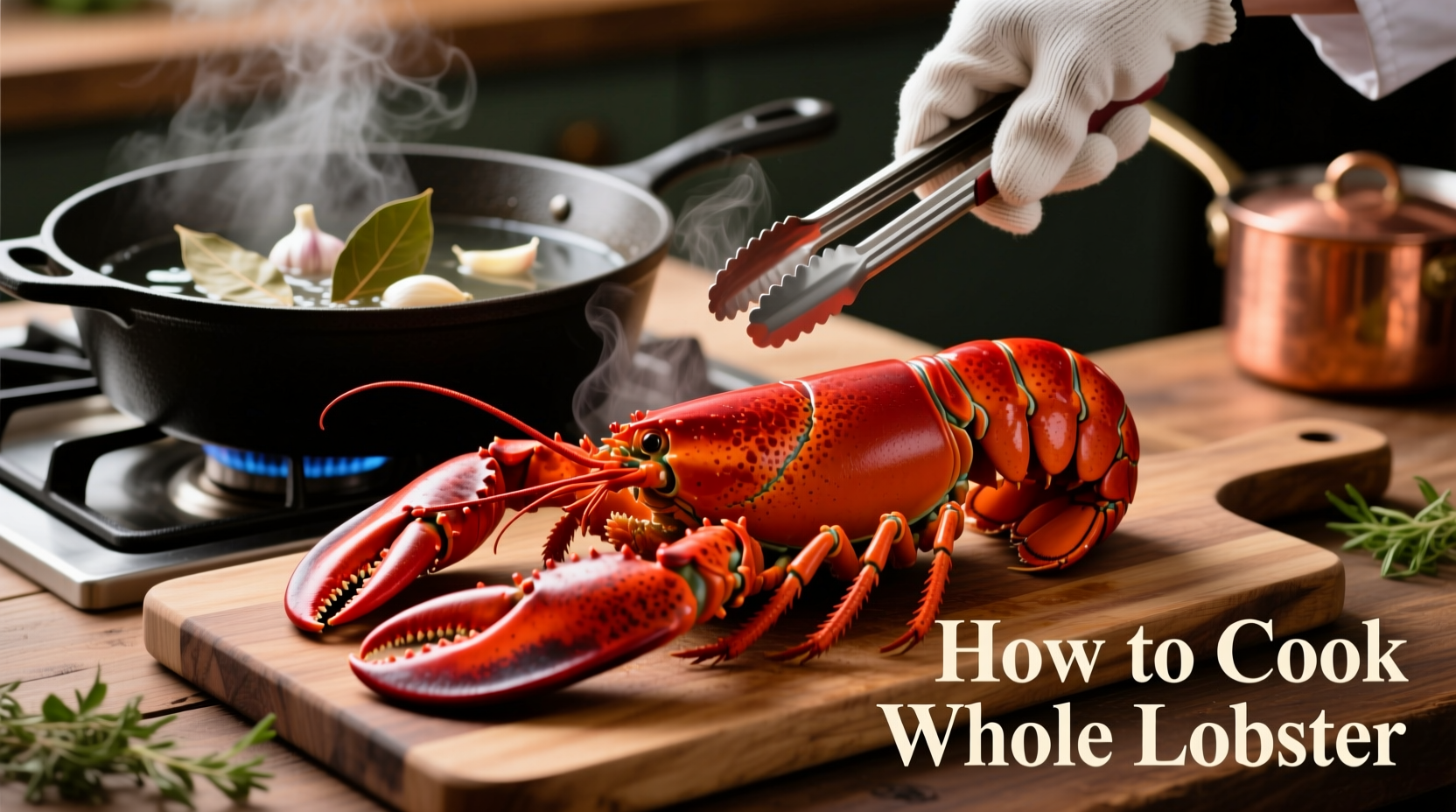 how to cook whole lobster