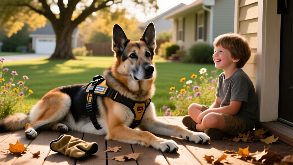 Eiko, the Semi-retired Search-and-Rescue Dog, Is Loving Family Time While Keeping His Skills Sharp