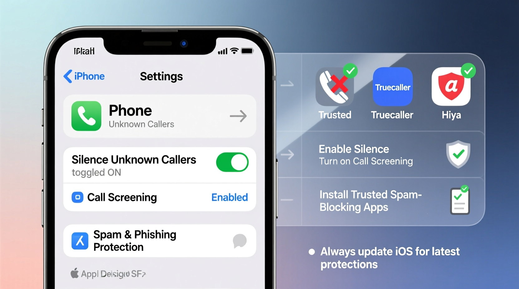 how to stop spam calls on iphone effective settings and apps