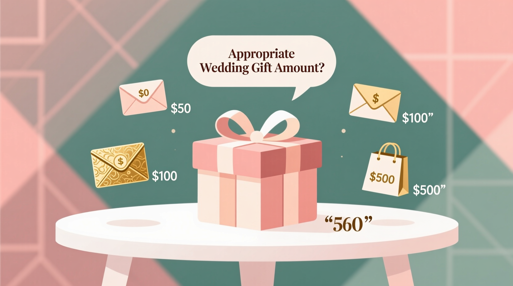 what is an appropriate amount for a wedding gift