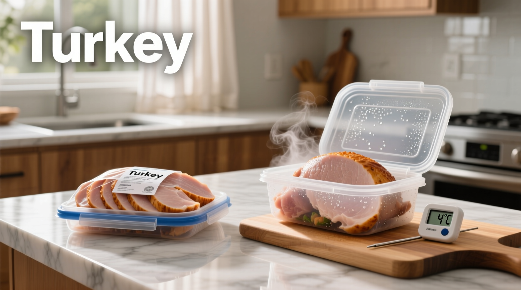 the easy way to freeze and thaw leftover turkey