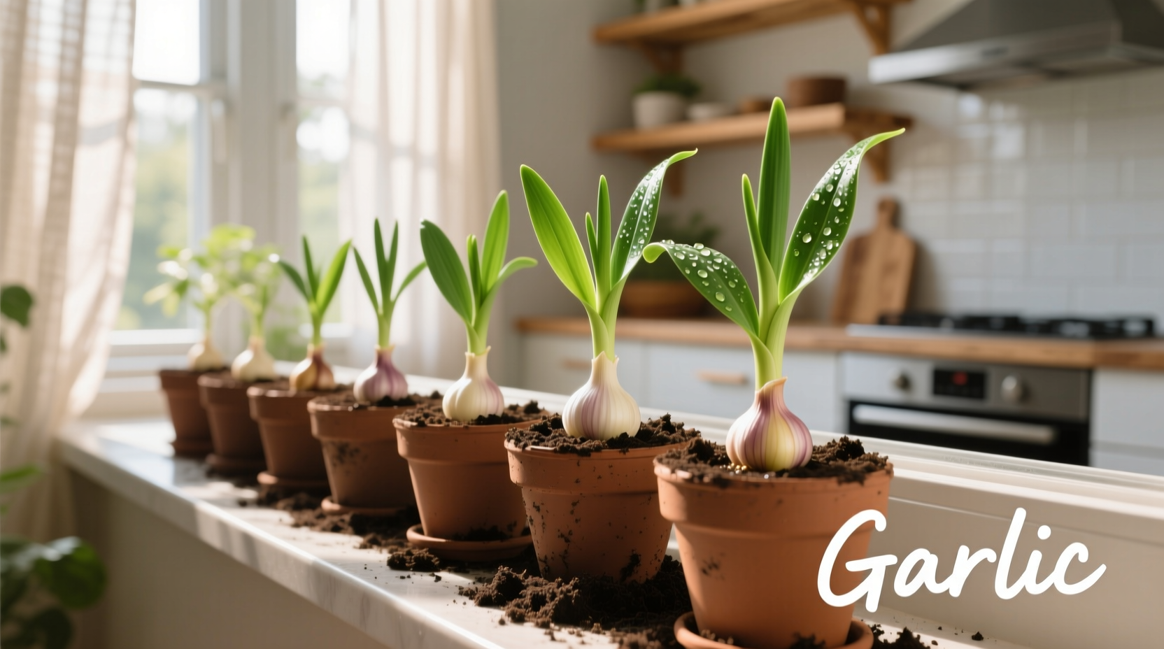 can you grow garlic indoors