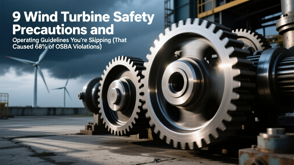 9 Wind Turbine Safety Precautions You're Skipping