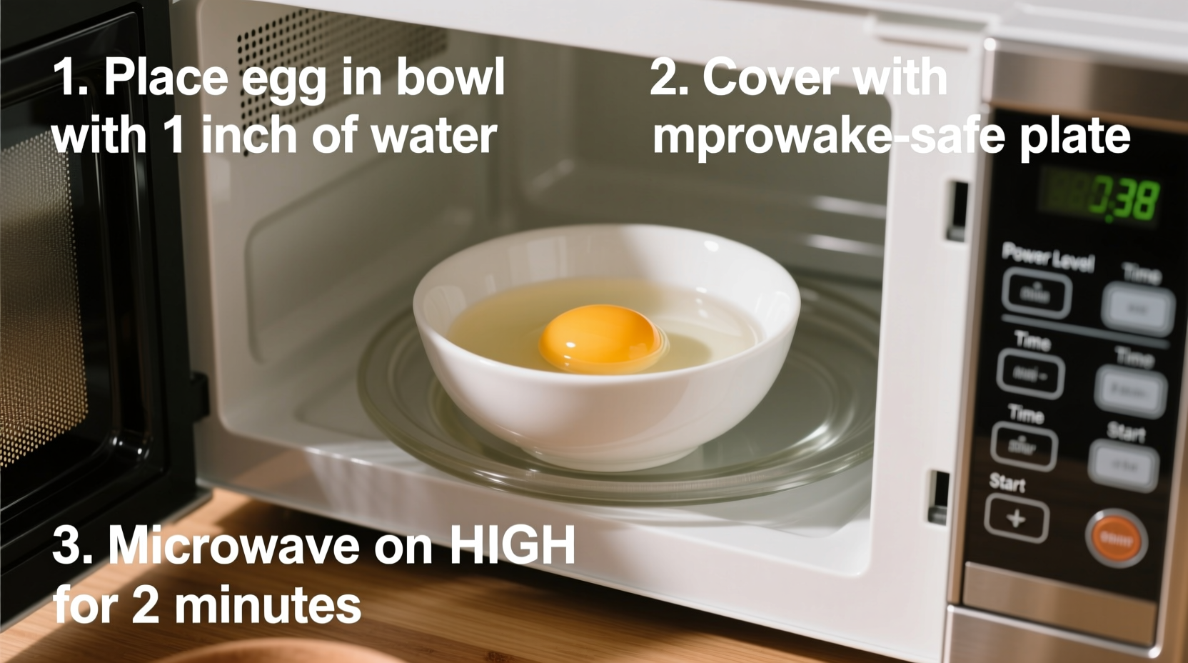 how to cook boiled eggs in microwave