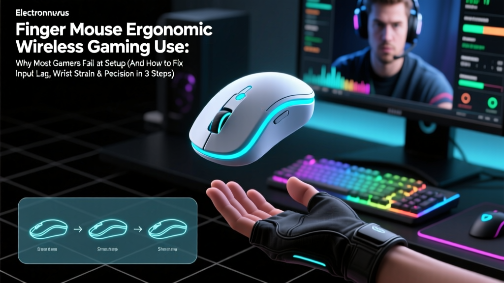 Finger Mouse Ergonomic Wireless Gaming Use: Why Most Gamers Fail at Setup (And How to Fix Input Lag, Wrist Strain & Precision in 3 Steps)