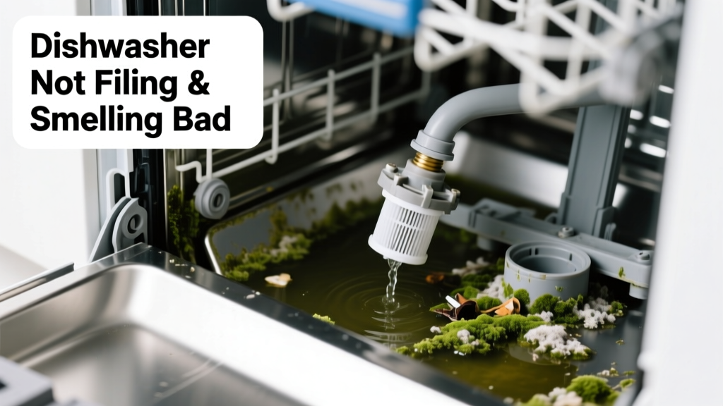 Dishwasher Not Filling & Smells Bad: Quick Diagnosis
