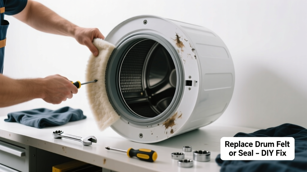 Dryer Leaving Marks on Clothes? Replace Drum Felt or Seal