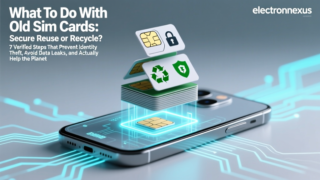 What To Do With Old Sim Cards Secure Reuse Or Recycle: 7 Verified Steps That Prevent Identity Theft, Avoid Data Leaks, and Actually Help the Planet