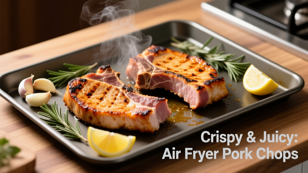 How to Cook Pork Chops in an Air Fryer Oven (Crispy & Juicy!)