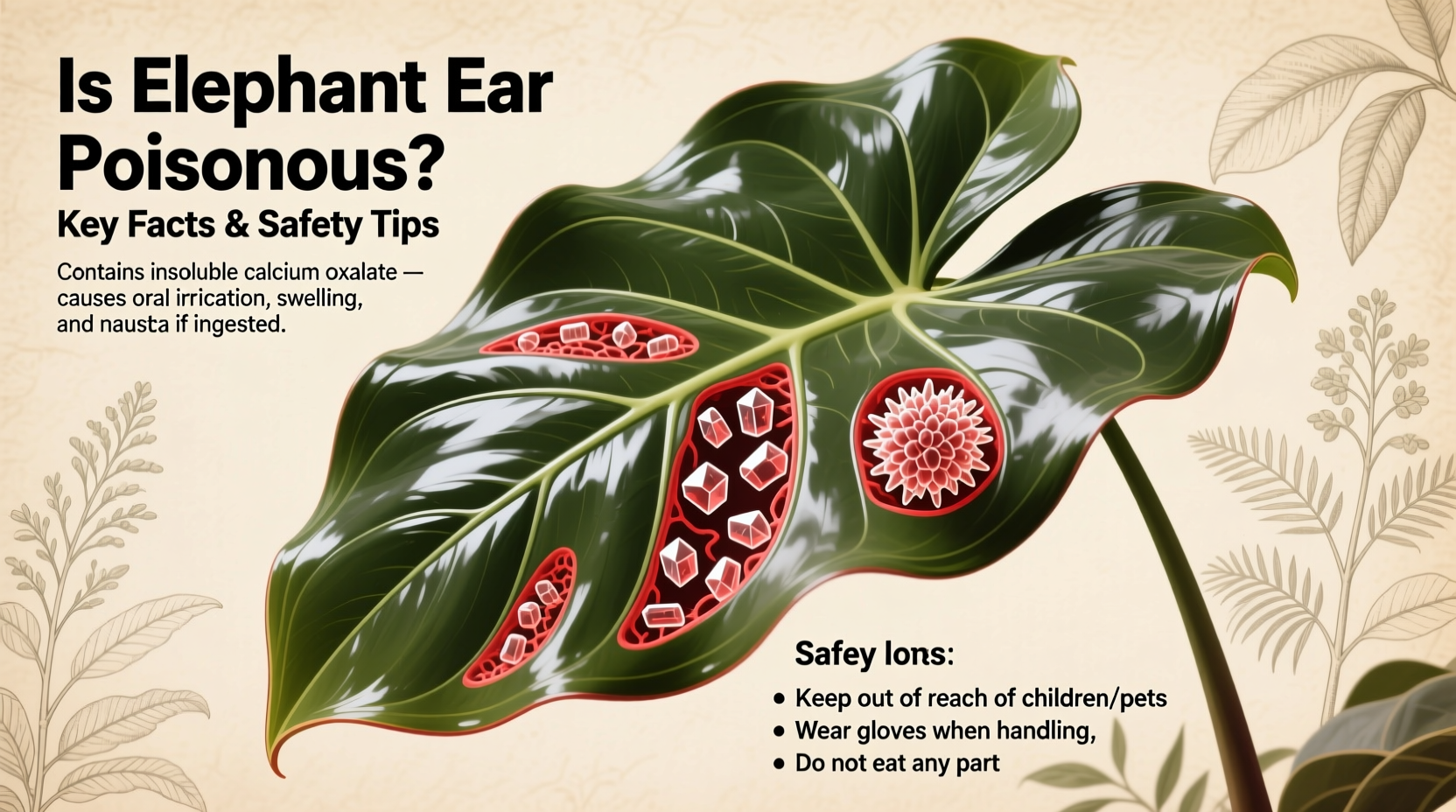 Is Elephant Ear Poisonous? 5 Safety Tips | TheHomeSprouts