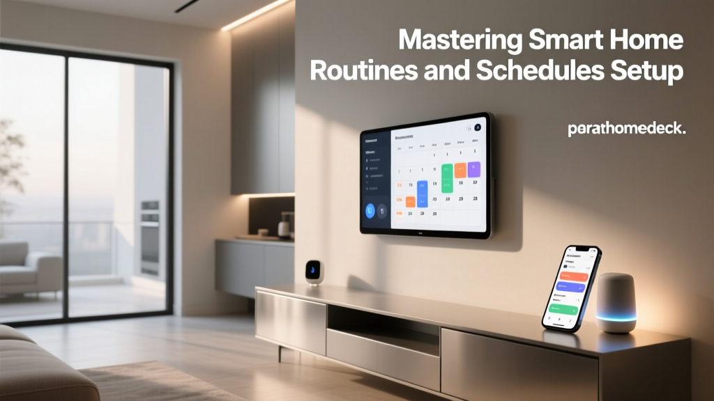 Mastering Smart Home Routines and Schedules Setup