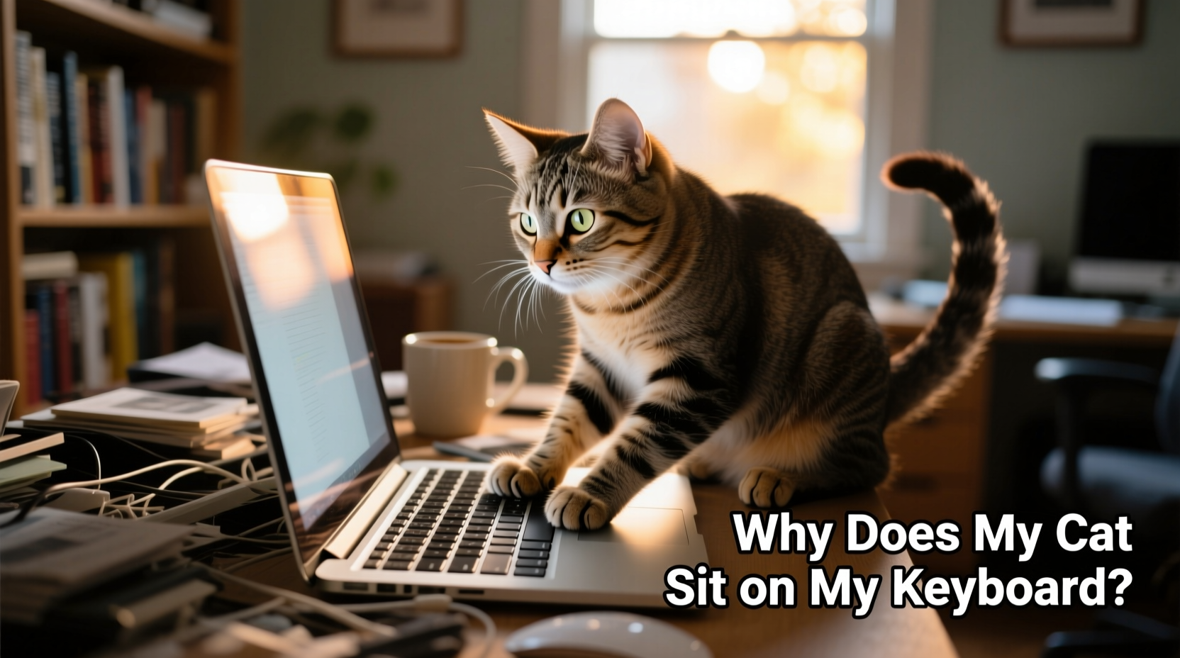why does my cat sit on my keyboard animal behaviorists explain the obsession