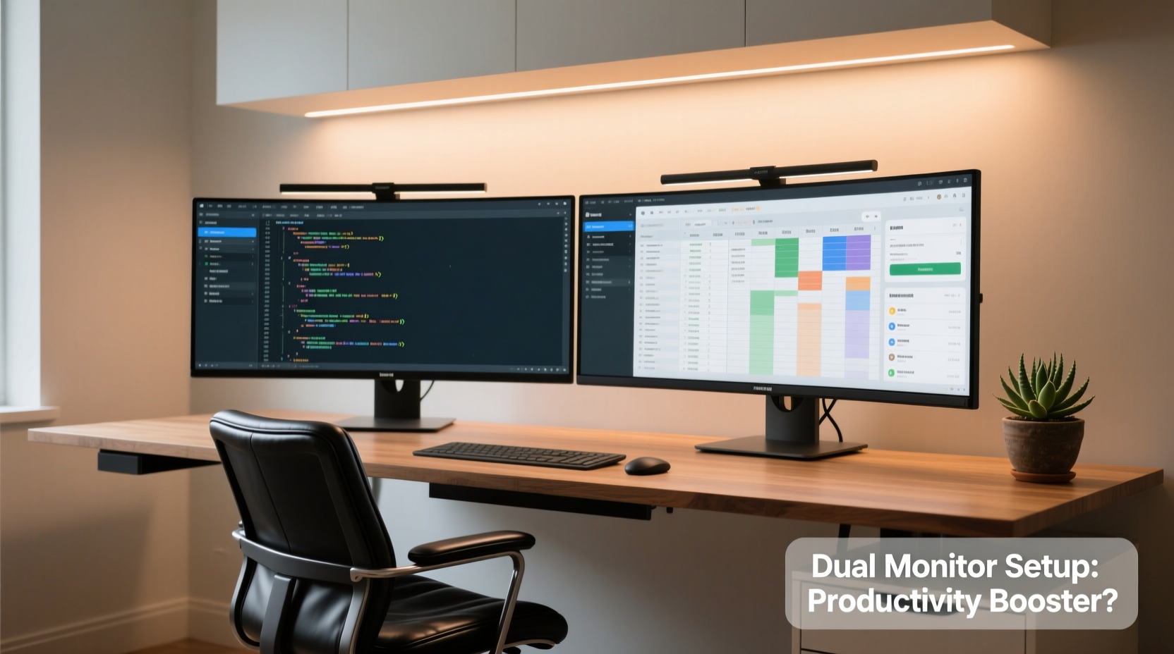 is dual monitor setup necessary for productivity or just distracting