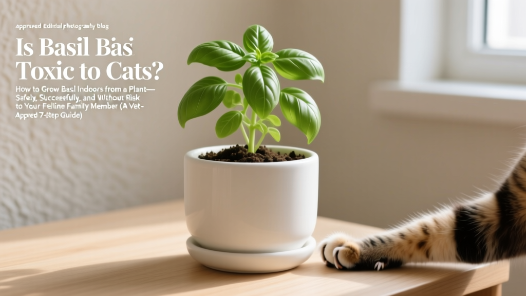 Is Basil Toxic to Cats? Safe Indoor Growing Guide